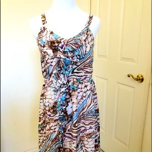 Designer flower dress with Ruffles